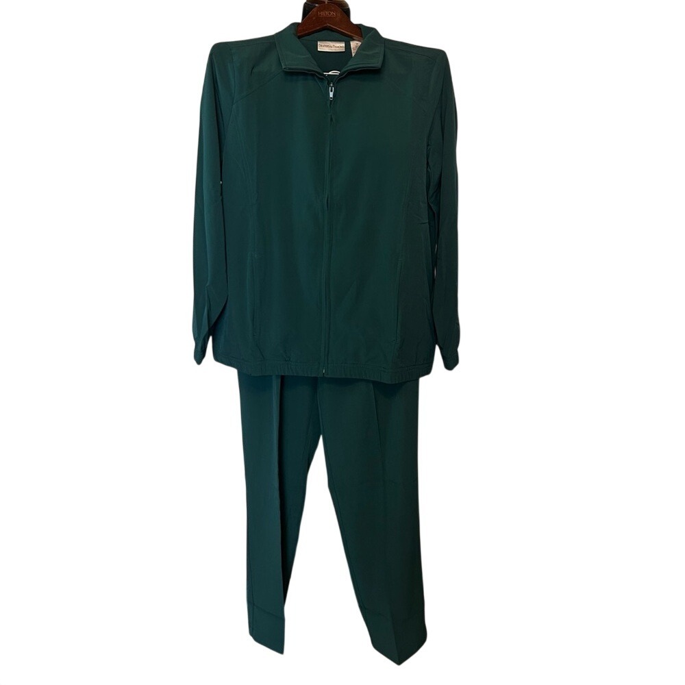 NWT‎ Drapers & Damons Green 2 Piece Jogger Tracksuit Size Medium